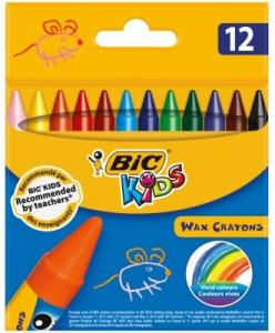 BIC   Wax Crayon 12  3086126616834  - babypremium.com.ua