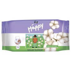 Bella Happy Влажные салфетки Шелк и Хлопок, 64 шт. Bella Happy Влажные салфетки Шелк и Хлопок, 64 шт. в интернет-магазине babypremium.com.ua