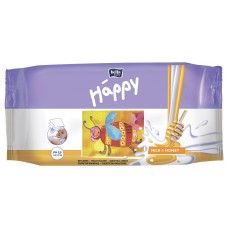 Bella Happy Влажные салфетки с молоком и медом, 64 шт. Bella Happy Влажные салфетки с молоком и медом, 64 шт. в интернет-магазине babypremium.com.ua