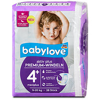 Babylove  Premium 4+ maxi+ (9-20 ) 38 . 4010355260215  - babypremium.com.ua