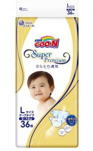 GOO.N Подгузники super premium (9-14 кг, размер L, унисекс, 36 шт) 4902011851182 GOO.N Подгузники super premium (9-14 кг, размер L, унисекс, 36 шт) 4902011851182 в интернет-магазине babypremium.com.ua