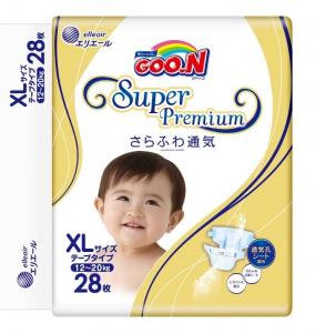 GOO.N Подгузники super premium (12-20 кг, размер Big (XL), унисекс, 28 шт) 4902011851199 GOO.N Подгузники super premium (12-20 кг, размер Big (XL), унисекс, 28 шт) 4902011851199 в интернет-магазине babypremium.com.ua