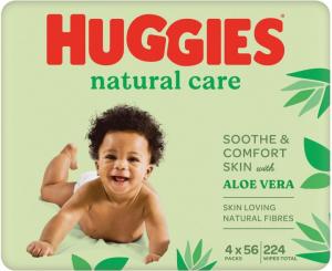Huggies   Natural Care 224 (56  4 ) 5029053550183  - babypremium.com.ua