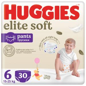 Huggies - Elite Soft Pants 6 (15-25) Mega 30 . (5029053582436)  - babypremium.com.ua