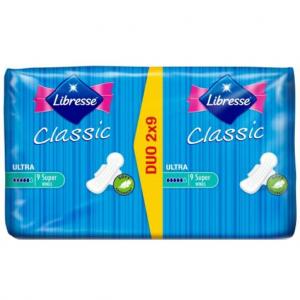 Libresse ó㳺  Classic Ultra Clip Super Duo Soft 18  (7322540063608)  - babypremium.com.ua