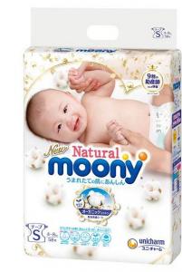 Moony Natural ϳ S (4-8) 58 . (4903111241149/4903111220809)  - babypremium.com.ua
