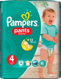  -  Pampers Pants Maxi 4 (9-14 ) 16. ()4015400726999  - babypremium.com.ua