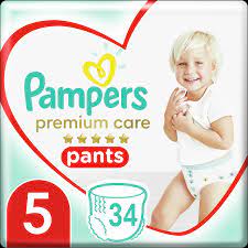 ϳ- Pampers Premium Care Pants 5 Junior (12-17 ) 34  (8001090759870)  - babypremium.com.ua