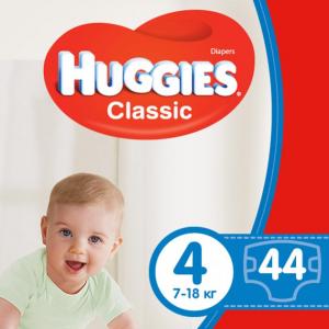 ϳ Huggies Classic 7-16  44  (4) 5029053573915  - babypremium.com.ua