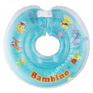 BAMBINO Круг для купання на шию від 0 до 24 місяців, бірюзовий (6903362267774) в інтернет-магазині babypremium.com.ua