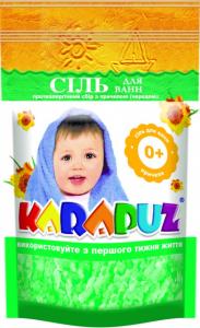 Карапуз Дитяча сіль для ванн череда, 500 г 4820049380217 в інтернет-магазині babypremium.com.ua