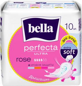 Bella Гігієнічні прокладки Perfecta Ultra Rose Deo Fresh 10 шт (5900516305918) в інтернет-магазині babypremium.com.ua