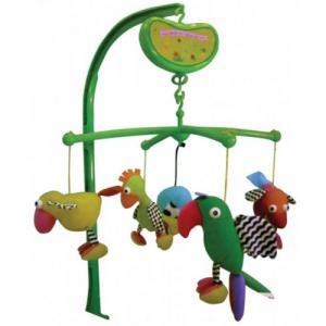 Biba Toys Мобайл музичний Щасливі Пташки (GD081) 4897011360812 в інтернет-магазині babypremium.com.ua