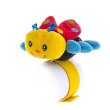 Biba Toys Браслет-погремушка Божья коровка (780BR ladybird) в интернет-магазине babypremium.com.ua