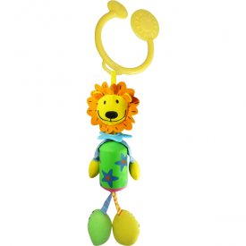 Biba Toys Дрожащая игрушка-подвеска Лев-путешественник (022JF lion) в интернет-магазине babypremium.com.ua