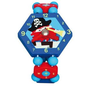 Bino Дитячий годинник Пірат (сині) 9086037 в інтернет-магазині babypremium.com.ua