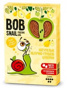 Bob Snail Натуральні цукерки Яблуко-Груша 30г 4820162520248 в інтернет-магазині babypremium.com.ua