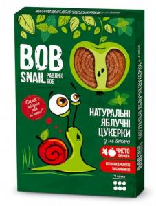 Bob Snail Натуральные яблочные конфеты с мятой Равлик Боб (30г) 4820162520262 в интернет-магазине babypremium.com.ua