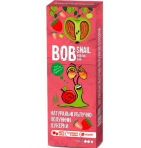 Bob Snail Натуральні цукерки Яблуко-Полуниця 30г 4820162520316 в інтернет-магазині babypremium.com.ua