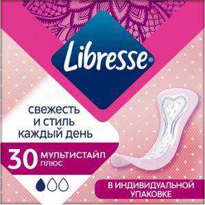 Libresse Прокладки ежедневные Daily Fresh Plus 30 шт. 7322540757200 в интернет-магазине babypremium.com.ua