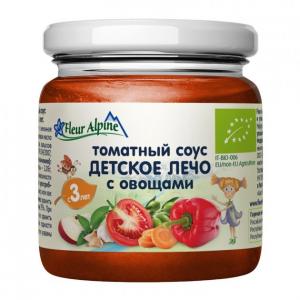 Fleur Alpine Детский томатный соус органический Детское лечо с овощами, с 3 лет, 95 г (8016874060752) в интернет-магазине babypremium.com.ua