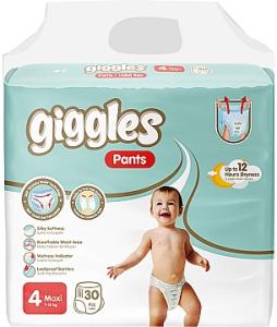 Giggles Підгузки-трусики дитячі Pants 4 Maxi (7-18 кг) 30 шт 8680131205141 в інтернет-магазині babypremium.com.ua