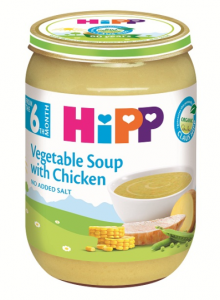 HiPP Пюре Овощной суп с цыпленком, 190г (7973) 9062300114789 в интернет-магазине babypremium.com.ua