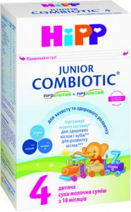 HiPP Детская сухая молочная смесь Combiotiс 4 Junior 500 г (9062300138518) в интернет-магазине babypremium.com.ua