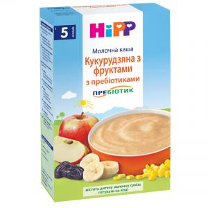 Hipp Молочная каша Кукурузная с фруктами с пребиотиками с 5-ти мес. 250 г (2953) 9062300126539 / 9062300140153 в интернет-магазине babypremium.com.ua