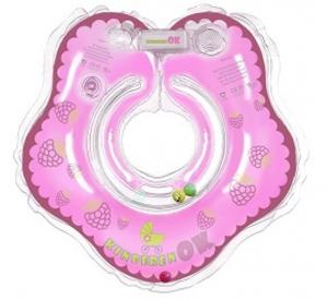 KinderenOK Круг для купания младенца розовый Малинки 4955658552325 в интернет-магазине babypremium.com.ua