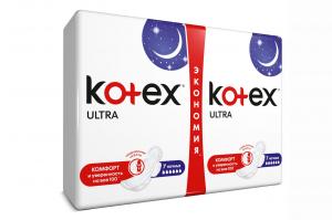 Kotex ó㳺  Ultra Dry Night Duo 14  (5029053545226)  - babypremium.com.ua