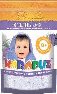 Карапуз Дитяча сіль для ванн лаванда та ялиця, 500 г 4820049380200 в інтернет-магазині babypremium.com.ua