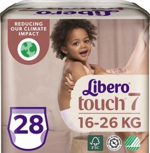 Libero Подгузники-трусики Touch Pants 7 (16-26 кг), 28 шт. (7322541092386) в интернет-магазине babypremium.com.ua