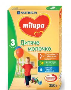 Milupa Молочная смесь № 3 350 г 5900852025525 в интернет-магазине babypremium.com.ua