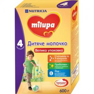 Milupa Смесь молочная 4, 600 г (18 мес+) 5900852940811 в интернет-магазине babypremium.com.ua