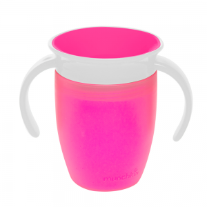 Munchkin Чашка-непроливайка Miracle 360° (розовая), 207 мл (5019090122726 / 2900990721160) в интернет-магазине babypremium.com.ua