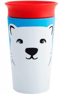 Munchkin Чашка-непроливайка Miracle 360° Sippy Белый медведь 266 мл (051779) 5019090517799 в интернет-магазине babypremium.com.ua