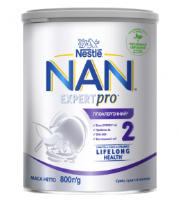 Nestle NAN Н.А.2 Expert Pro (гіпоалергенний), 800гр 7613038298658 в інтернет-магазині babypremium.com.ua