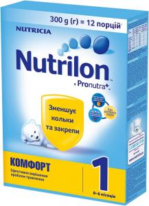Nutricia Nutrilon Сухая смесь Комфорт 1 300 г (5900852038501) в интернет-магазине babypremium.com.ua