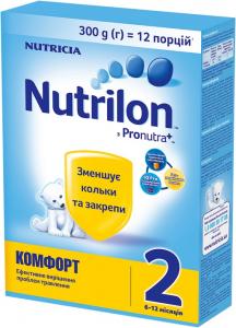Nutricia Nutrilon Сухая смесь Комфорт 2 300 г (5900852038525) в интернет-магазине babypremium.com.ua