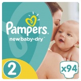 Подгузники Pampers New Baby Mini 2 (3-6кг) Jumbo Pack 94шт(Европа)  4015400264613 в интернет-магазине babypremium.com.ua