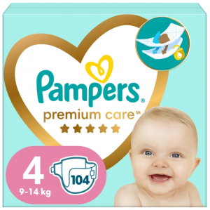 ϳ Pampers Premium Care DRY MAX Maxi 4 (8-14 ) Mega Pack 104 4015400465447  - babypremium.com.ua