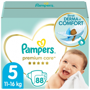 ϳ Pampers Premium Care DRY MAX Junior 5 (11-18) Mega Pack 88 4015400541813  - babypremium.com.ua