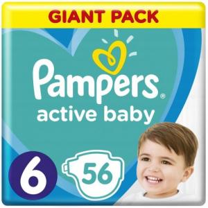 ϳ Pampers Active Baby XL 6 (13-18) 56 . 8001090950130  - babypremium.com.ua