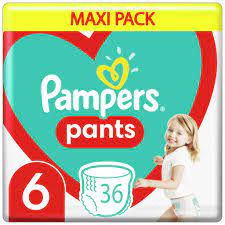 Підгузки - трусики Pampers Pants Giant 6 (15+ кг) 36 шт 8006540069028 в інтернет-магазині babypremium.com.ua
