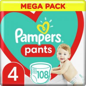 Підгузки - трусики Pampers Pants Maxi 4 (9-14 кг) 108 шт. (Унісекс) 8006540069448 в інтернет-магазині babypremium.com.ua