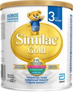 Similac Молочна суміш Gold 3 (1-3 років) 400г 5391523058636 під замовлення 2-3 дні в інтернет-магазині babypremium.com.ua