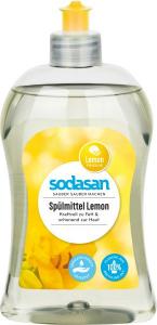 Sodasan Органічний рідкий засіб-концентрат для миття посуду Лимон 0,5 л (2306) 4019886000239 в інтернет-магазині babypremium.com.ua