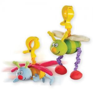 Taf Toys Игрушка подвеска на прищепке ЖУЖУ (дрожащие бабочка и пчёлка) 10555 в интернет-магазине babypremium.com.ua