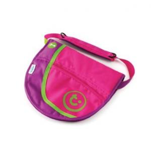 Trunki Дитяча сумка-сідло на ремені рожево-фіолетова, 0177 в інтернет-магазині babypremium.com.ua